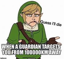 Image result for Legend of Zelda Breath of the Wild Guardian Memes