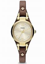 Image result for Fossil Brown Leather Watch ES3060