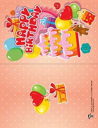 Image result for Free Printable Girl Birthday Card