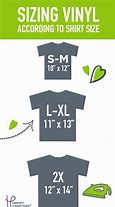 Image result for Shirt Size Chart Stickers