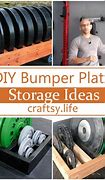 Image result for DIY Bumper Plate Stirage