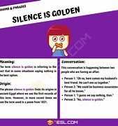 Image result for Silence Is Golden Meme