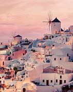 Image result for Greece Pink Sunset