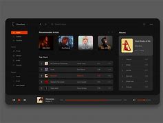 Image result for Desktop Music App UI