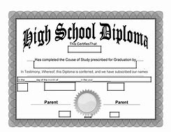 Image result for Free Printable Home School Diploma