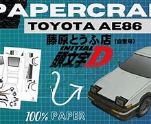 Image result for Toyota AE86 Initial D Papercraft