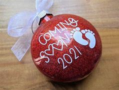 Image result for Baby Coming Soon Ornaments