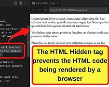Image result for Hiding HTML