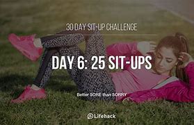 Image result for 30-Day Sit Up Calandar