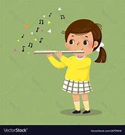 Image result for Anime Girl Playing Flute