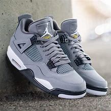 Image result for Air Jordan 4 Gray Shoes