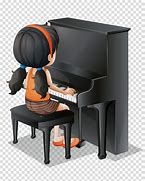 Image result for Cartoon Lady Playing Piano