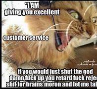 Image result for Automated Coustomer Service Cat Meme