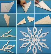 Image result for Snowflake Cut Out Pattern