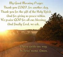 Image result for Good Morning Prayer for Today