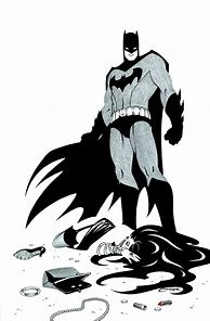 Image result for Batman Black and White Art