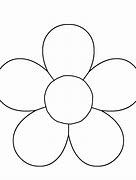 Image result for 5 Petal Flower Templates Printable