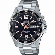 Image result for Casio Dual Time Stainless Steel
