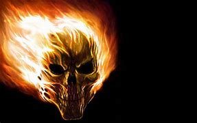 Image result for Flaming Skull Graphics