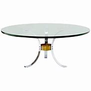 Image result for Round Glass Top Coffee Table