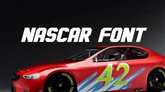 Image result for NASCAR Kiss Font