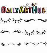 Image result for Cute Eye Lashes Clip Art