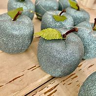 Image result for Glitter Apple Decorations