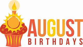 Image result for Happy August Birthday Clip Art
