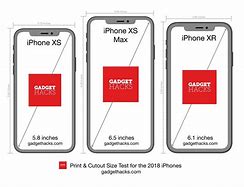 Image result for iPhone XS Actual Size