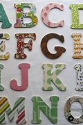 Image result for Decorative Wooden Letters