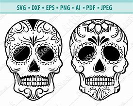 Image result for Sugar Skull SVG