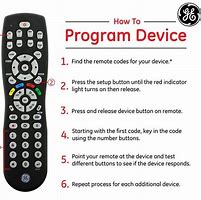 Image result for GE Universal TV Remote Control Codes