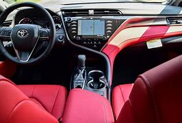 Image result for 2019 Camry XSE Red Interior
