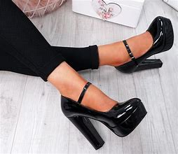 Image result for Chunky 7 Inch Heels