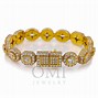 Image result for Gold and Diamond Bracelet with Name