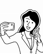 Image result for Women Taking Selfie in Front of the Mirror with Phone