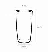 Image result for 20 Oz Tapered Tumbler Template