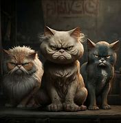 Image result for Angry Cat Art