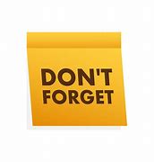 Image result for Don't Forget Icon