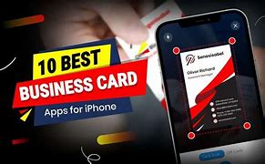 Image result for Business Card App for iPhone
