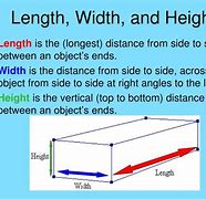 Image result for How to Tell Length Width and Height