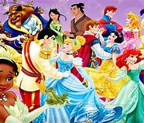 Image result for Disney Princess with Their Prince