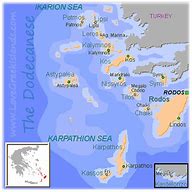Image result for Map of Dodecanese Greek Islands