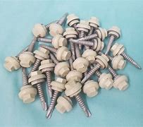 Image result for Corrugate Metal Roof Self Sealing Screws with Rubber Washers