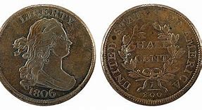 Image result for 1808 Half-Cent