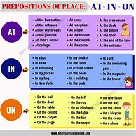 Image result for In On at Place