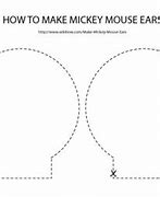 Image result for How to Make Mickey Mouse Ears