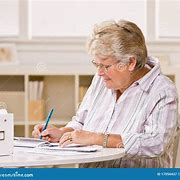 Image result for Old Person Writing a Check Funny