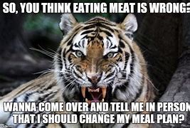 Image result for Meat-Eating Meme