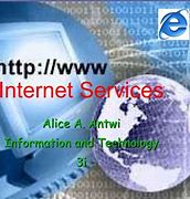 Image result for Internet Service ES PPT